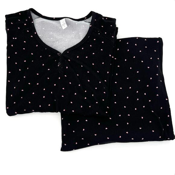 Flora by Flora Nikrooz women’s heart top and pants pajama set - Picture 1 of 11